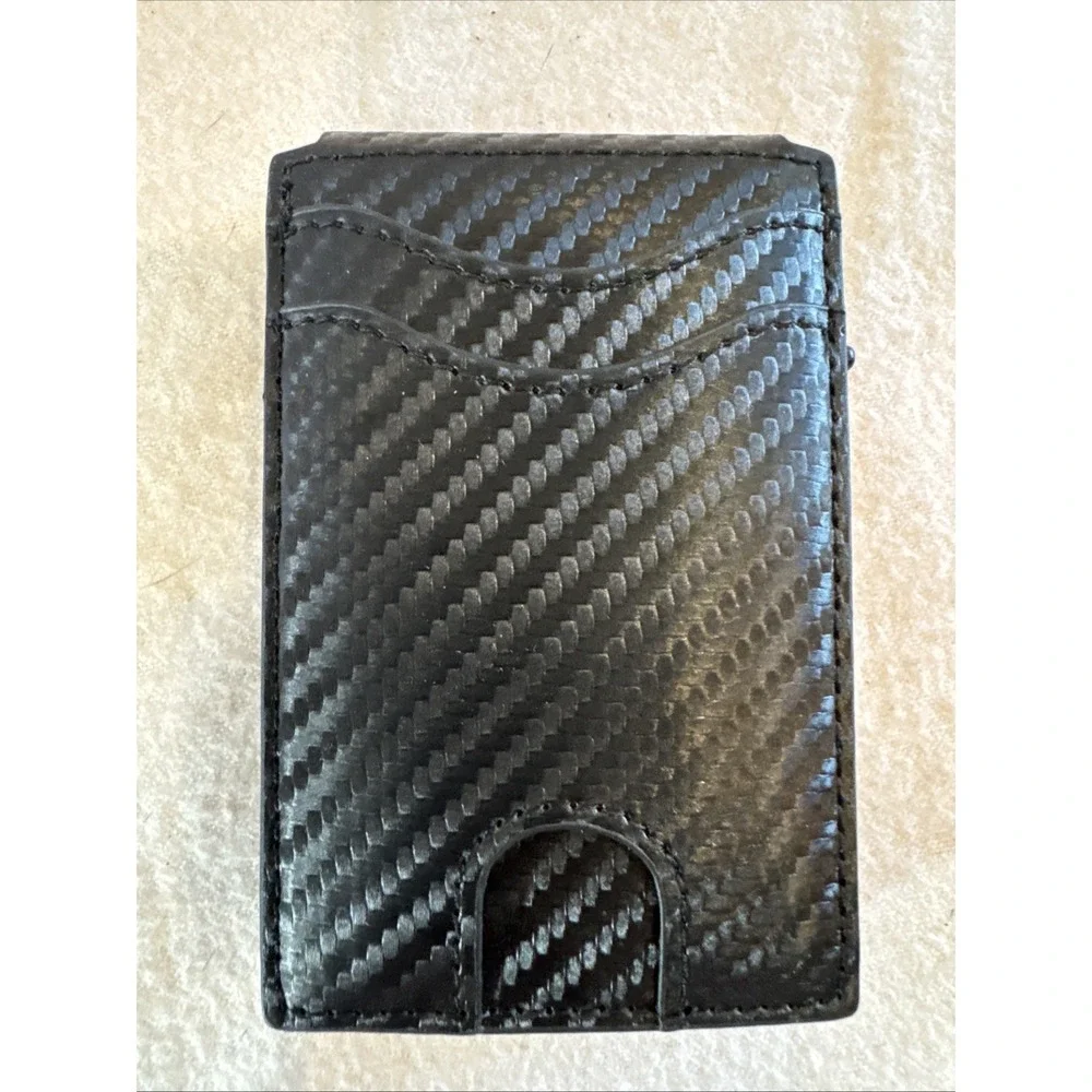 Mens Wallet Card Holder Slim Minimalist Wallet for Men Pop Up RFID Blocking
